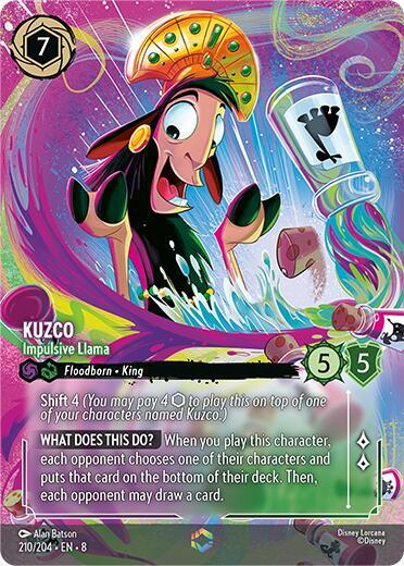 Kuzco - Impulsive Llama (Enchanted) | Reign of Jafar #210/204