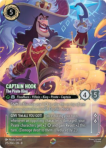 Captain Hook - The Pirate King (Enchanted) (Enchanted) | Reign of Jafar #215/204