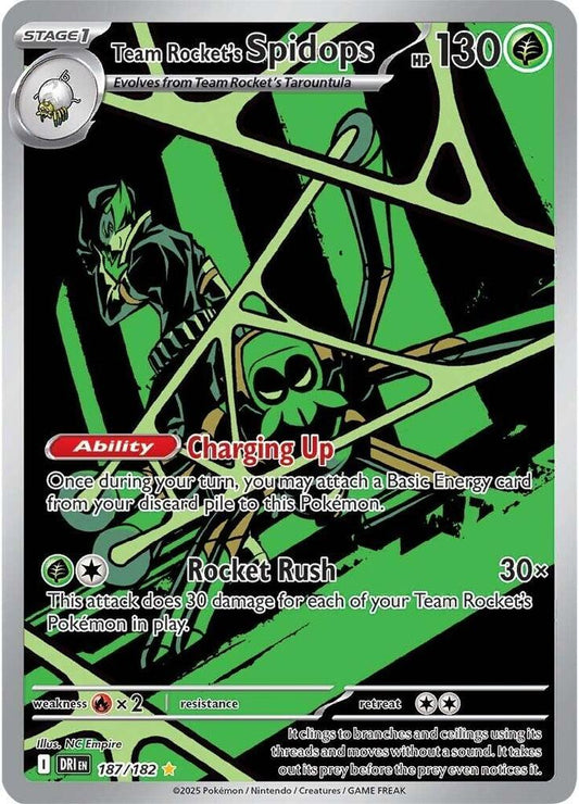 Team Rocket's Spidops - 187/182 | SV10: Destined Rivals #187/182
