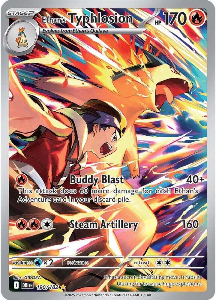 Ethan's Typhlosion - 190/182 | SV10: Destined Rivals #190/182