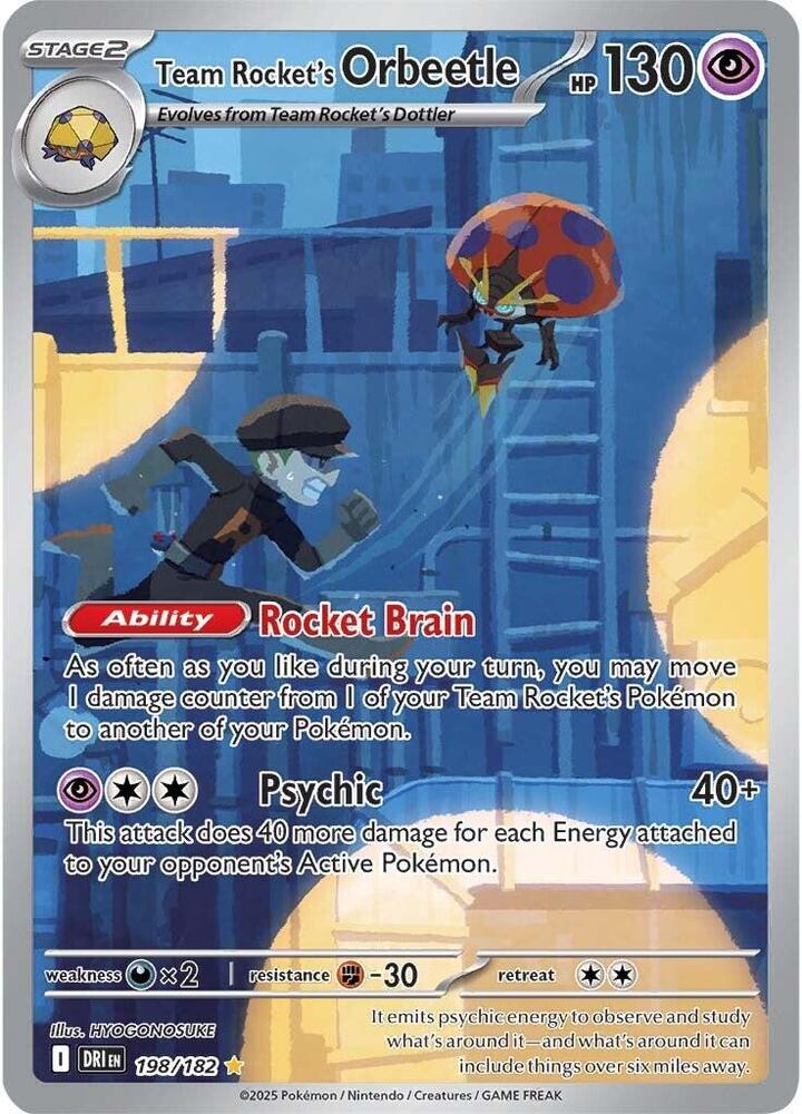 Team Rocket's Orbeetle - 198/182 | SV10: Destined Rivals #198/182