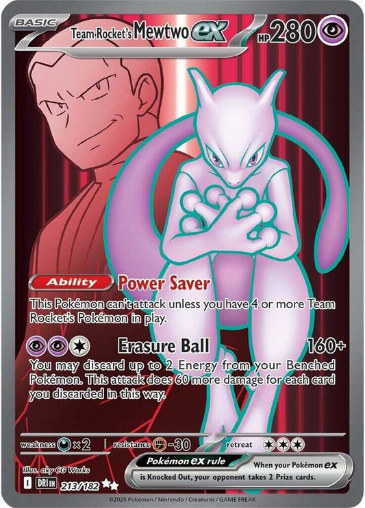 Team Rocket's Mewtwo ex - 213/182 | SV10: Destined Rivals #213/182