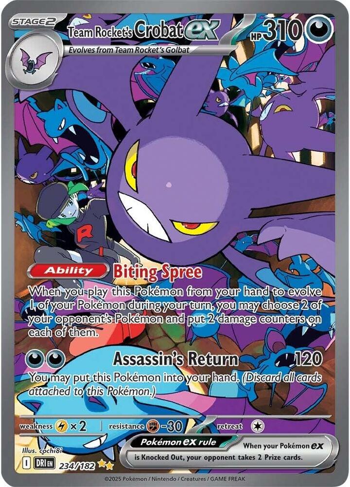 Team Rocket's Crobat ex - 234/182 | SV10: Destined Rivals #234/182