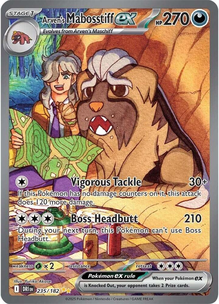 Arven's Mabosstiff ex - 235/182 | SV10: Destined Rivals #235/182