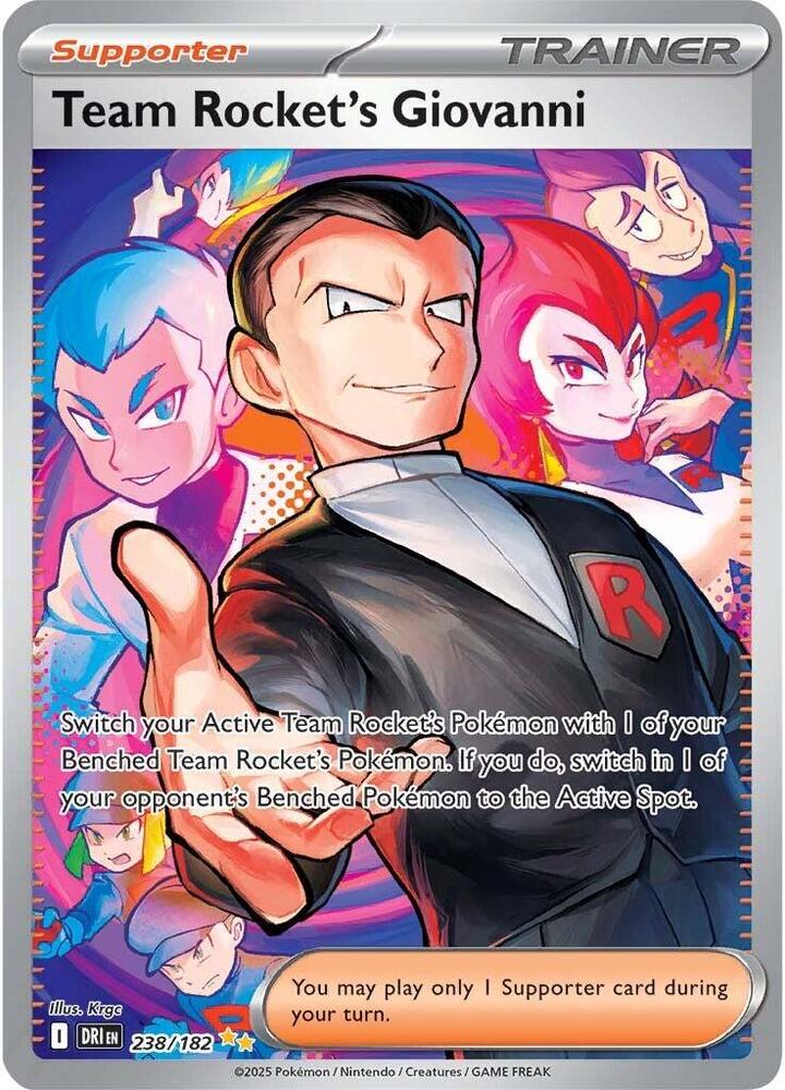 Team Rocket's Giovanni - 238/182 | SV10: Destined Rivals #238/182