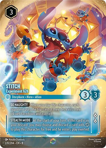 Stitch - Experiment 626 (Enchanted) | Reign of Jafar #220/204