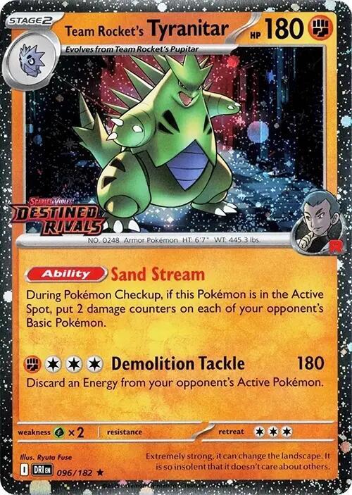 Team Rocket's Tyranitar (Prerelease) | Miscellaneous Cards & Products #096/182