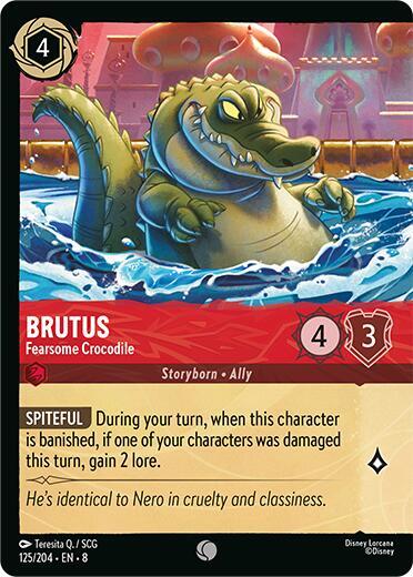 Brutus - Fearsome Crocodile (Foil) | Reign of Jafar #125/204