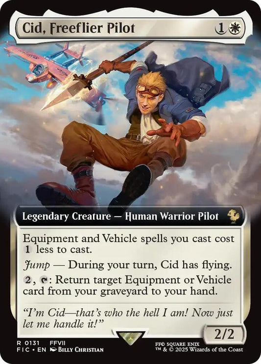 Cid, Freeflier Pilot (Extended Art) | Commander: FINAL FANTASY #131
