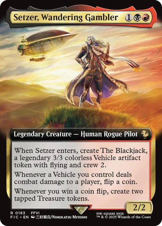 Setzer, Wandering Gambler (Extended Art) | Commander: FINAL FANTASY #183