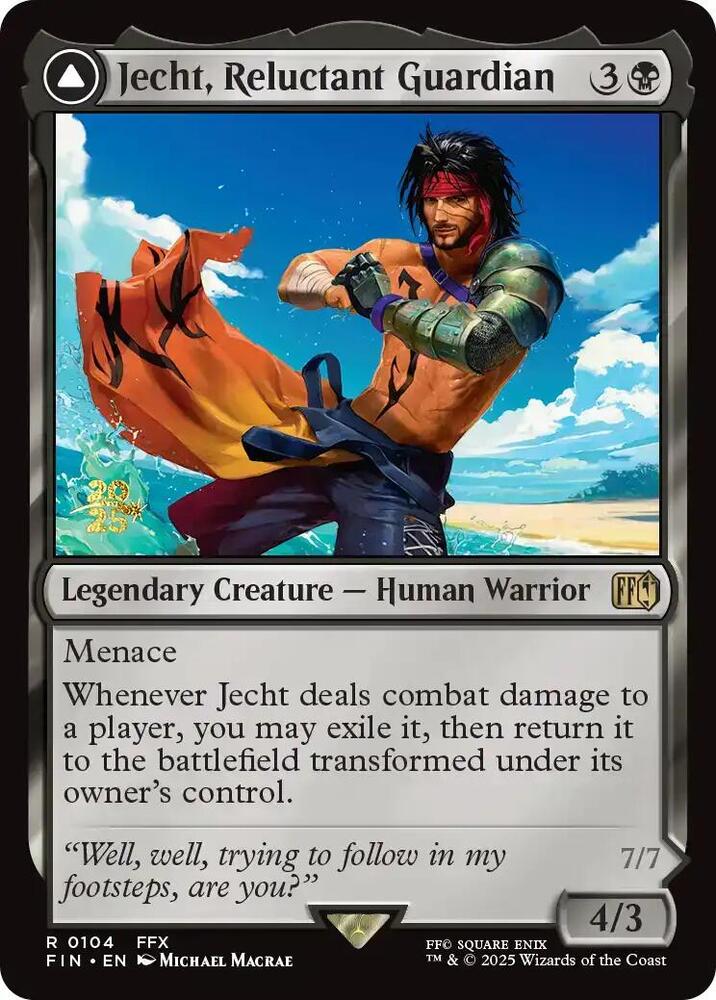 Jecht, Reluctant Guardian | Prerelease Cards #104