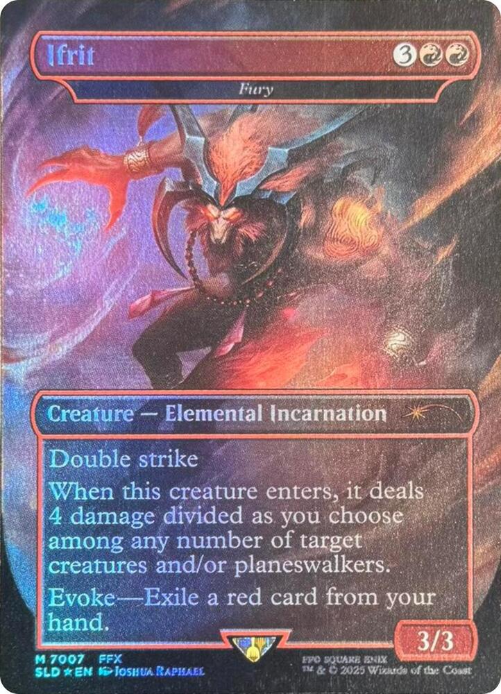 Ifrit - Fury (Rainbow Foil) | Secret Lair Drop Series #7007