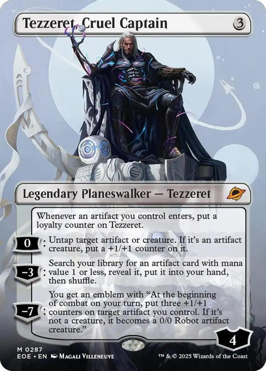 Tezzeret, Cruel Captain (Borderless) | Edge of Eternities #287