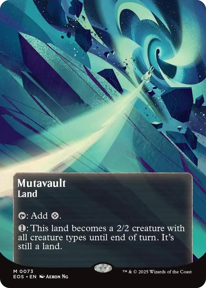Mutavault (0073) (Borderless) | Edge of Eternities: Stellar Sights #73