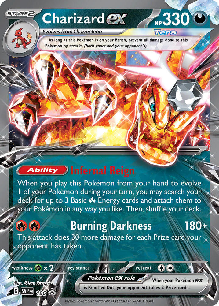 Charizard ex -196 | SV: Scarlet & Violet Promo Cards #196