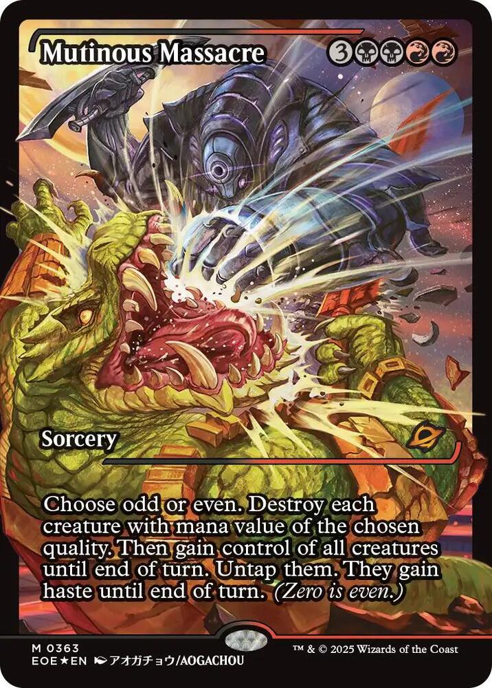 Mutinous Massacre (Showcase) | Edge of Eternities #363