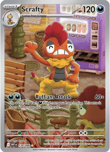Scrafty - 139/086 | SV: White Flare #139/086
