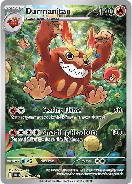 Darmanitan - 098/086 | SV: Black Bolt #098/086