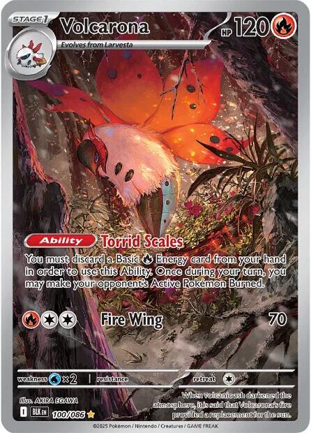 Volcarona - 100/086 | SV: Black Bolt #100/086