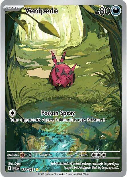 Venipede - 132/086 | SV: Black Bolt #132/086