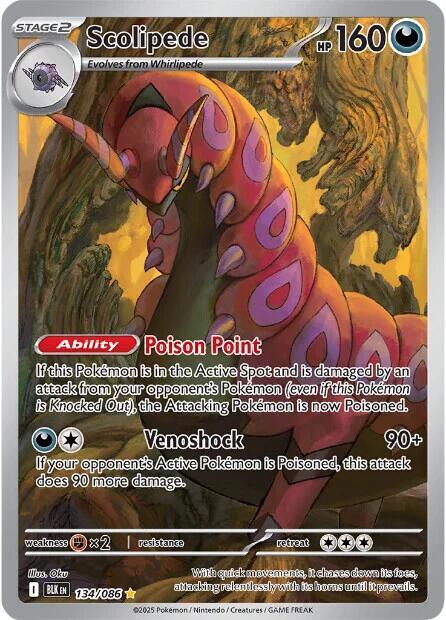 Scolipede - 134/086 | SV: Black Bolt #134/086