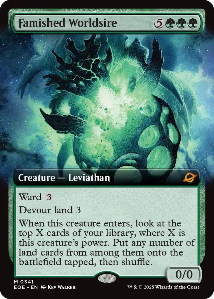 Famished Worldsire (Extended Art) | Edge of Eternities #341