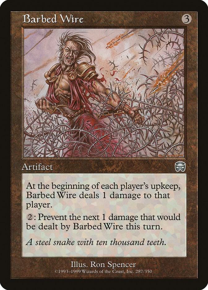 Barbed Wire | Mercadian Masques #287