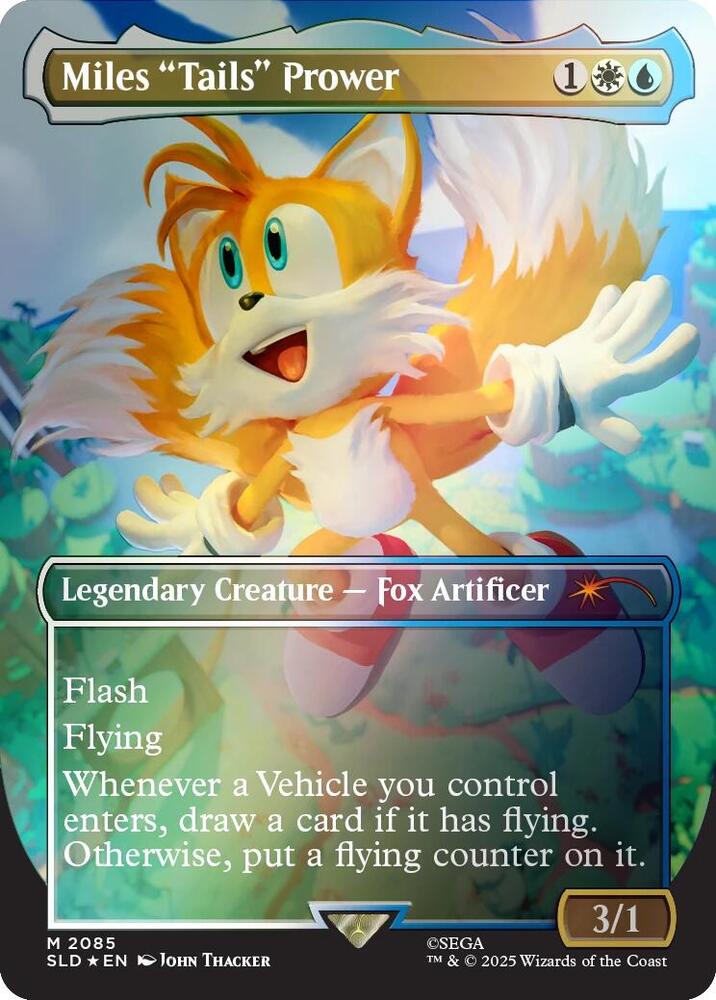 Miles "Tails" Prower (Rainbow Foil) | Secret Lair Drop Series #2085