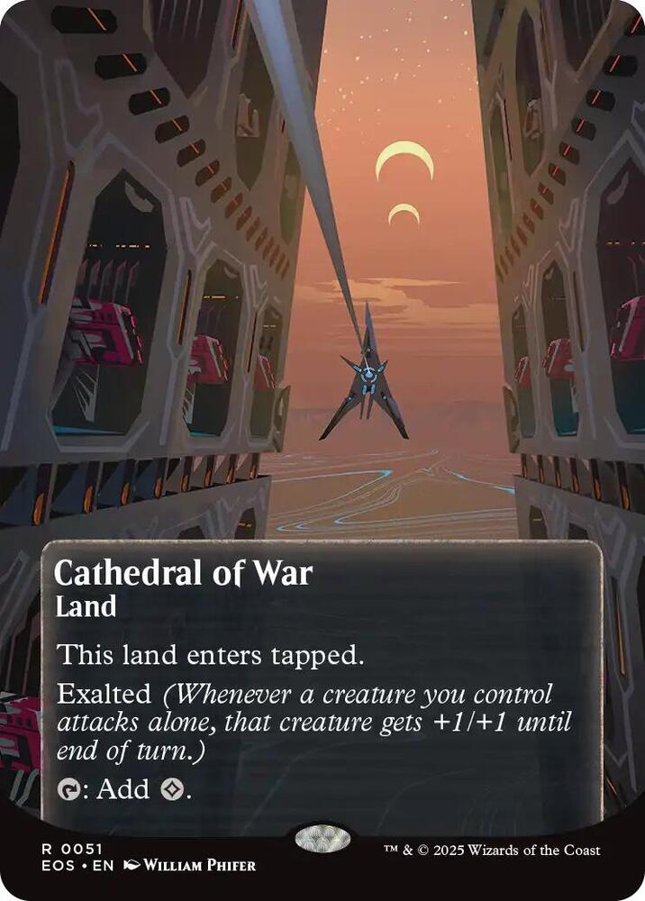 Cathedral of War (0051) (Borderless) | Edge of Eternities: Stellar Sights #51