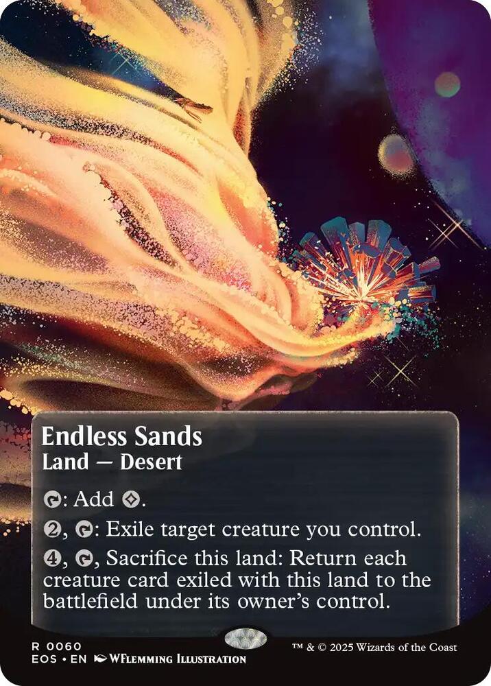 Endless Sands (0060) (Borderless) | Edge of Eternities: Stellar Sights #60