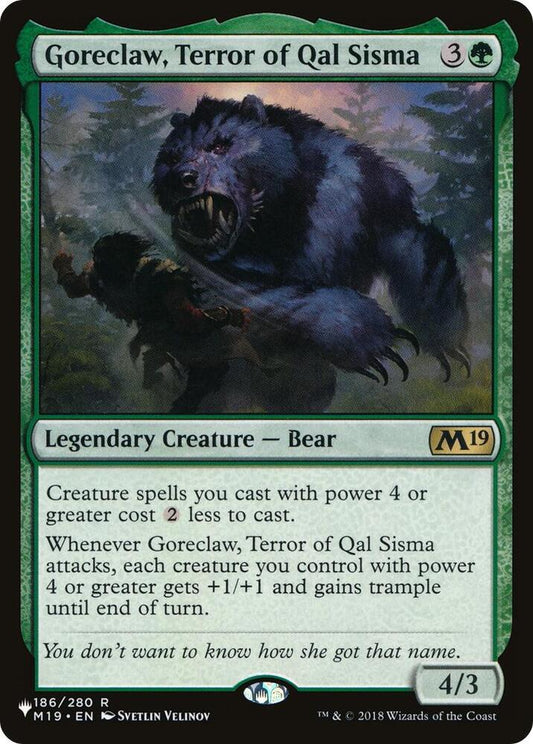 Goreclaw, Terror of Qal Sisma | The List Reprints #186