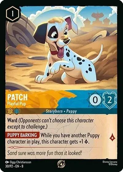 Patch - Playful Pup | Disney Lorcana Promo Cards #30