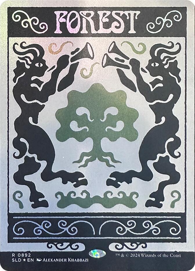 Forest (0892) (Rainbow Foil) | Secret Lair Drop Series #892