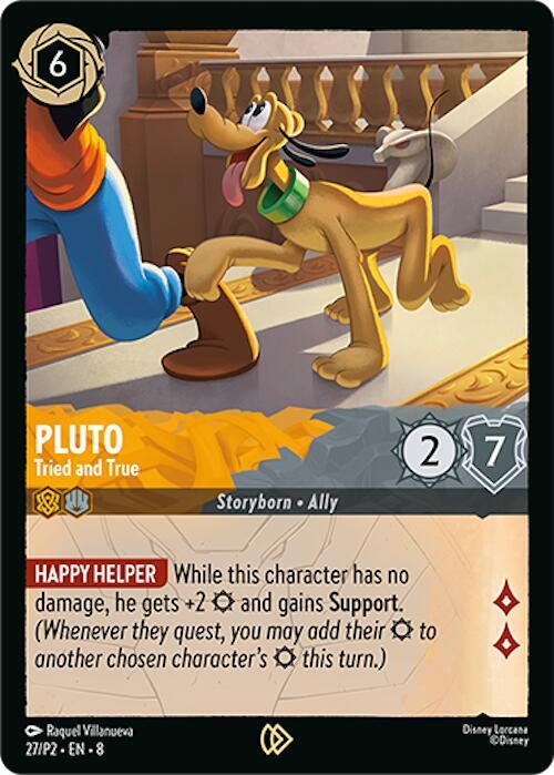 Pluto - Tried and True | Disney Lorcana Promo Cards #27