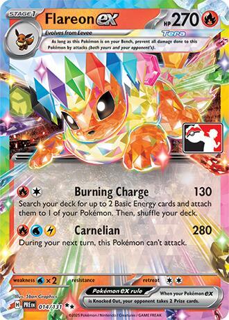 Flareon ex - 014/131 | Prize Pack Series Cards #014/131