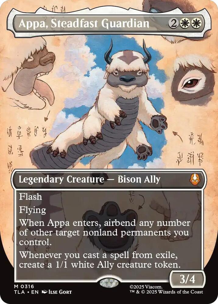 Appa, Steadfast Guardian (Borderless) | Avatar: The Last Airbender #316