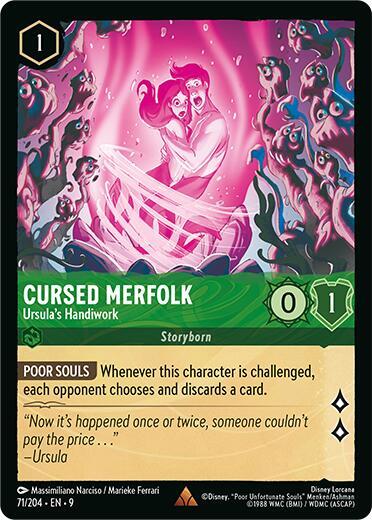 Cursed Merfolk - Ursula's Handiwork | Fabled #71/204