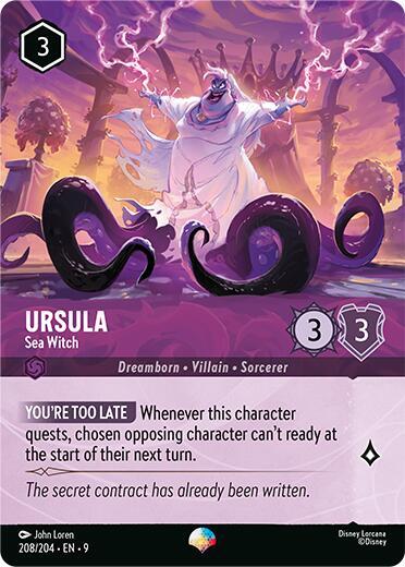 Ursula - Sea Witch (Epic) | Fabled #208/204