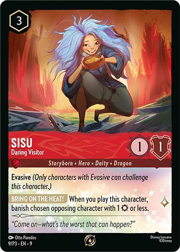 Sisu - Daring Visitor | Disney Lorcana Promo Cards #9