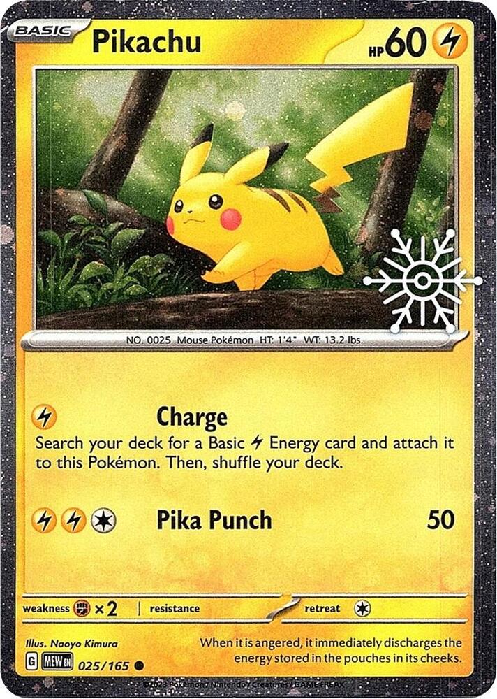 Pikachu - 025/165 (Holiday Calendar) | Miscellaneous Cards & Products #025/165
