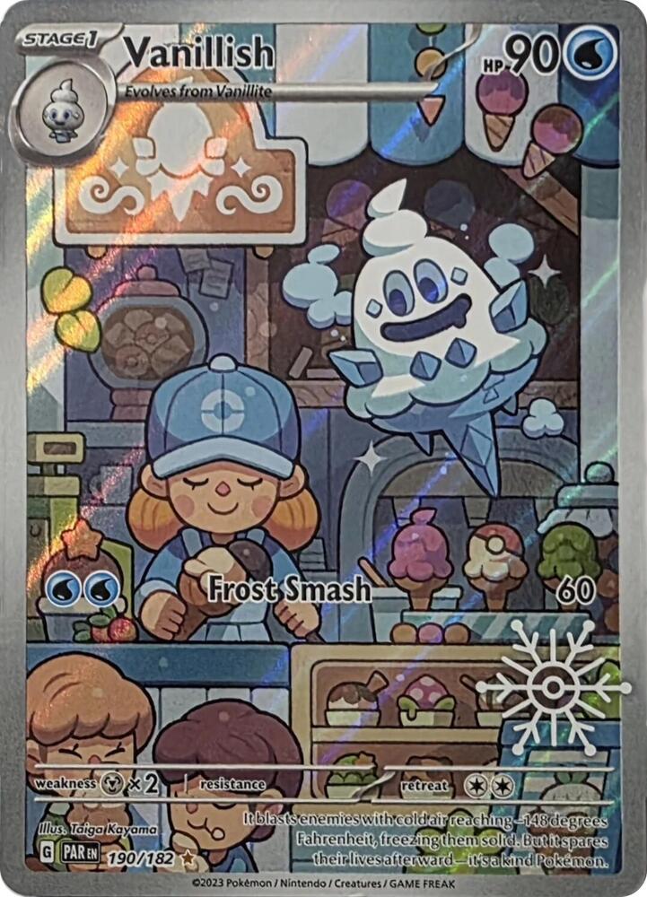 Vanillish - 190/182 (Holiday Calendar) | Miscellaneous Cards & Products #190/182