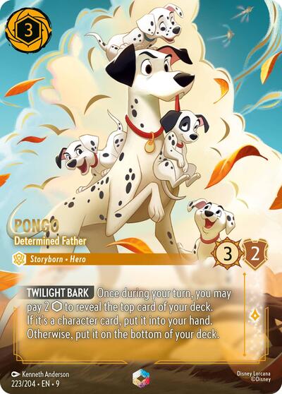 Pongo - Determined Father (Enchanted) (Enchanted) | Fabled #223/204