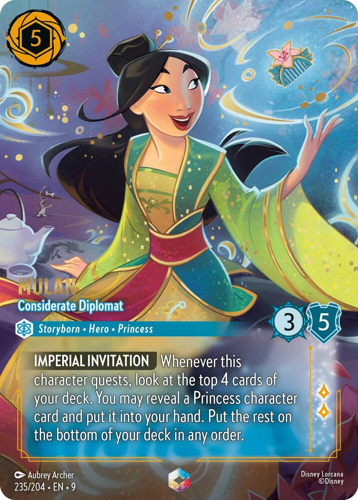 Mulan - Considerate Diplomat (Enchanted) | Fabled #235/204