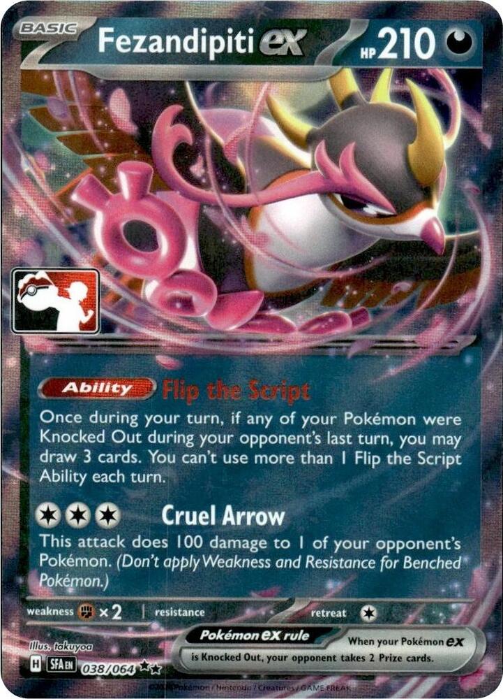 Fezandipiti ex - 038/064 (Series 7) | Prize Pack Series Cards #038/064