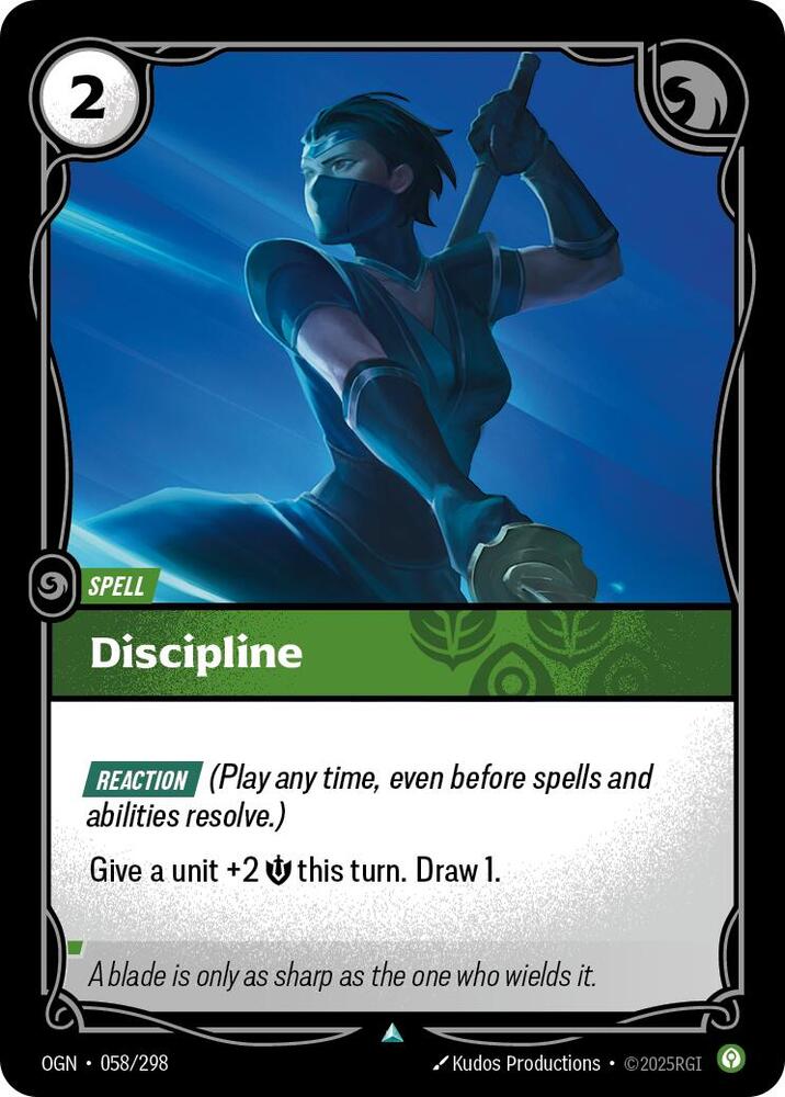 Discipline | Origins #058/298
