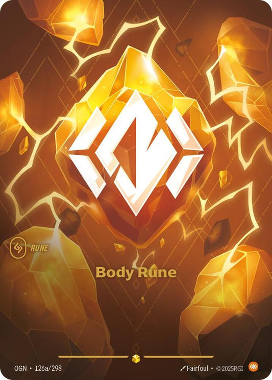 Body Rune (Alternate Art) | Origins #126a/298
