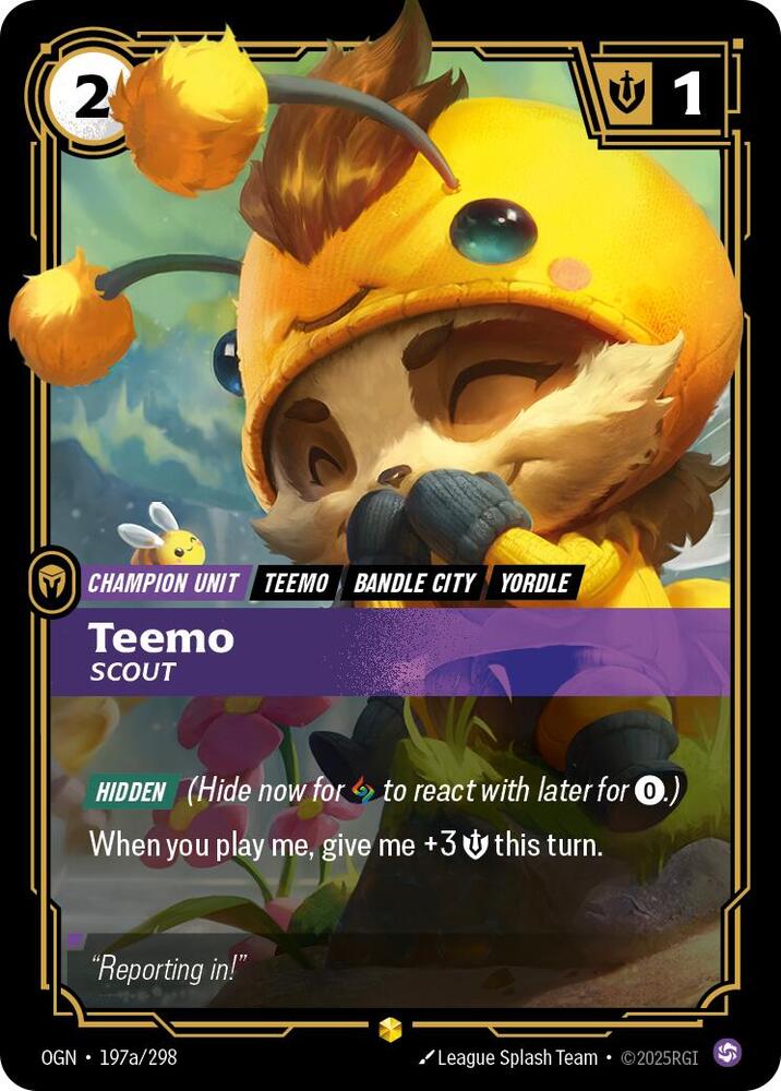 Teemo, Scout (Alternate Art) | Origins #197a/298