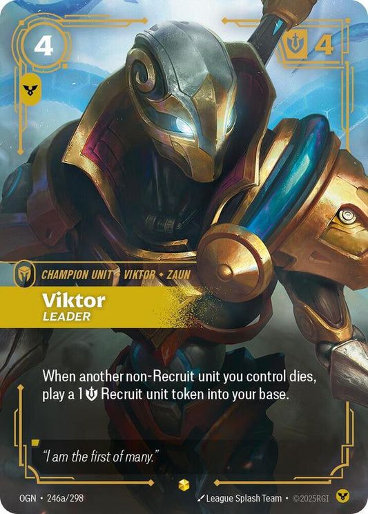 Viktor, Leader (Alternate Art) | Origins #246a/298