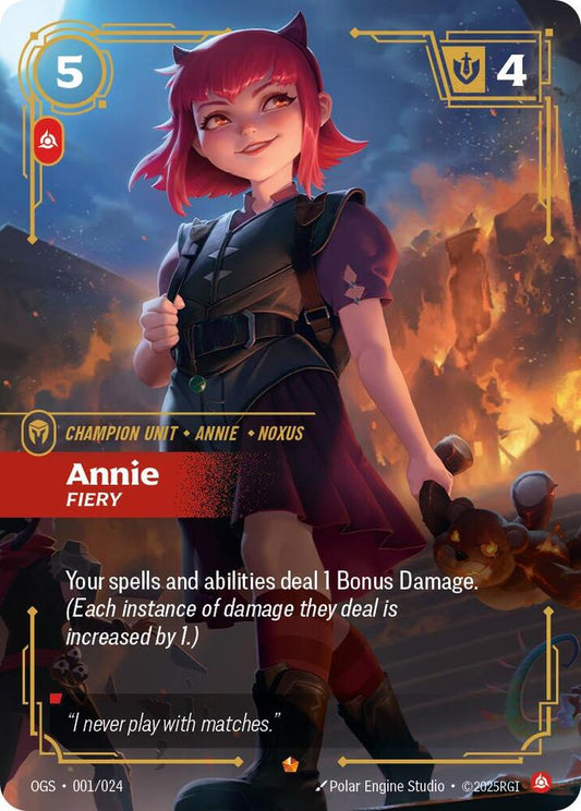 Annie, Fiery | Origins: Proving Grounds #001/024