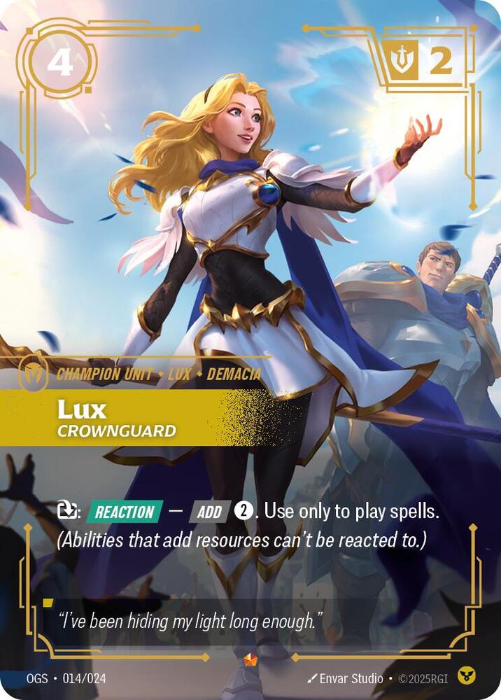Lux, Crownguard | Origins: Proving Grounds #014/024